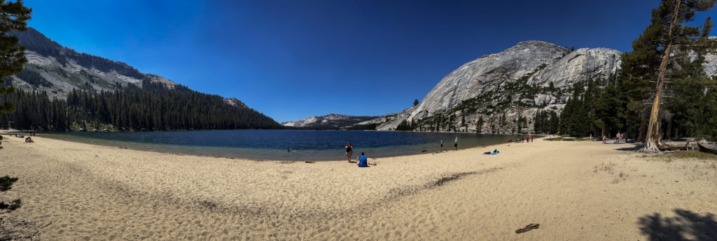 Panorama of Tenaya Lake